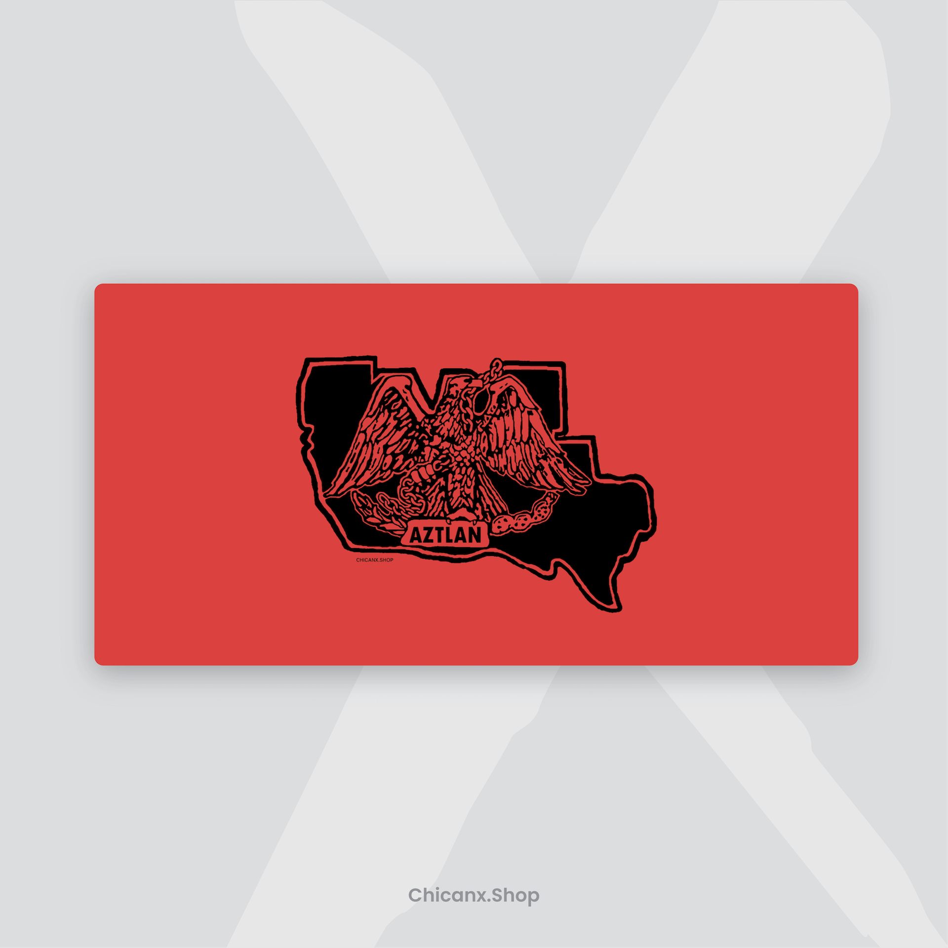 Red Aztlan Bumper Sticker